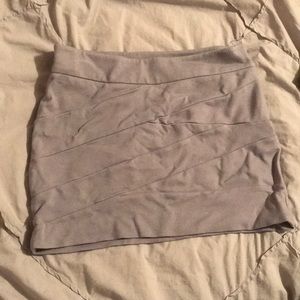 Grey pencil skirt
